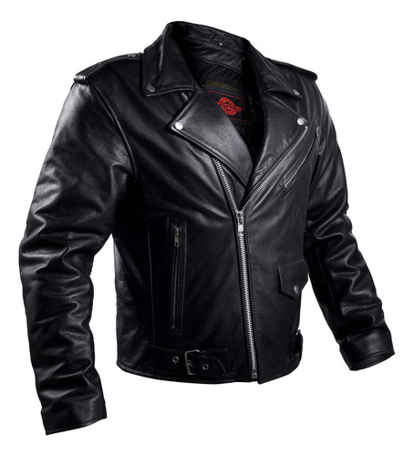 Chaqueta De Cuero De Armadura Para Motociclistas Hombres