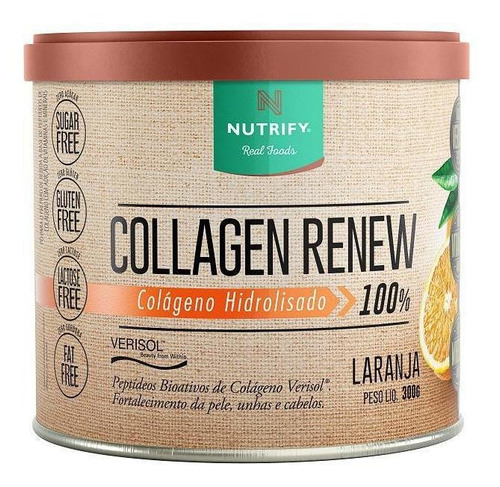 Collagen Renew (hidrolisado Verisol) Laranja 300g - Nutrify