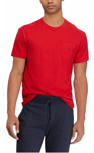 Remera Camiseta Escote Redondo Bolsillo Gris Importada