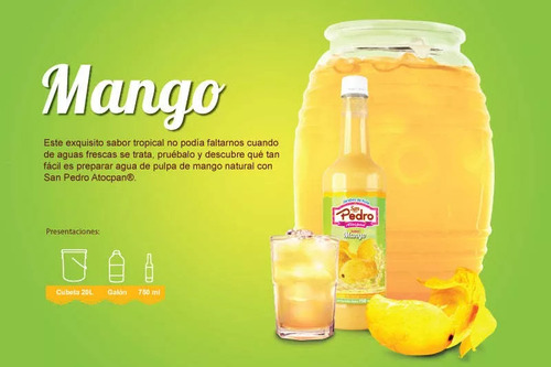 Jarabe San Pedro Concentrado De Pulpa Sabor Mango 750ml