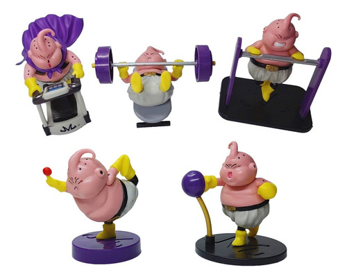 5pcs Dragon Ball Z Majin Buu Figura Juguete Navidad Regalo