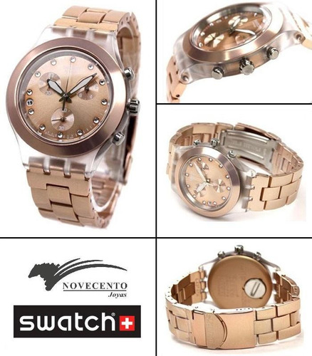 Reloj Swatch Svck4047ag Cronógrafo Unisex 100% Original