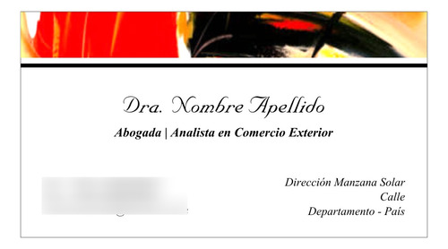 Tarjetas X250 Unidades Personales Y Comerciales Inkjet 