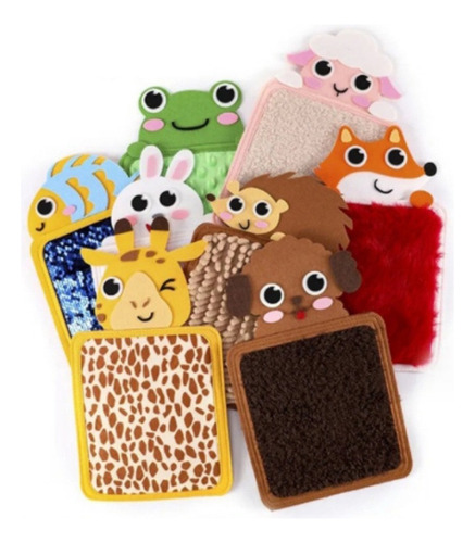 -- Almohadilla Sensorial De Fieltro Educativo For Niños 8pcs