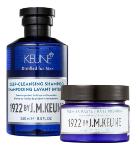  Kit 1922 By J.m. Keune Shampoo Deep Cleansing Premier Paste