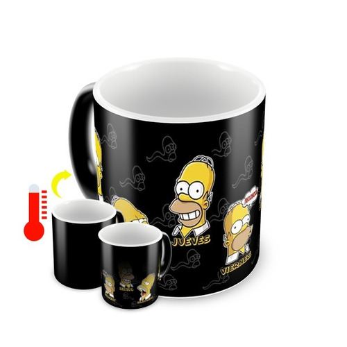 Imagen 1 de 1 de Mug Mágico The Simpsons [325ml] [ref. Nts0405]