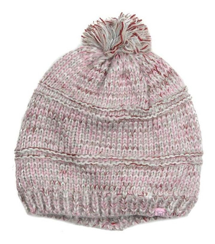 Gorro Bebé Niño Pompón Gris Claro Pillin