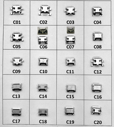 Imagem 6 de 8 de Conector Carga - Cel. Tablet Micro Usb V8 Kit - Com 20 Peças