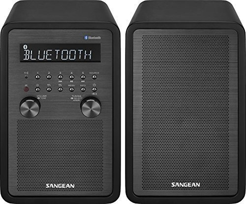 Radio Sangean Wr-50p Bluetooth + Accesorios -negro