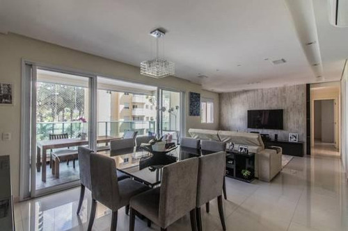 Imagem 7 de 24 de Apartamento Com 3 Dormitórios À Venda, 129 M² - Panamby - São Paulo/sp - Ap25231