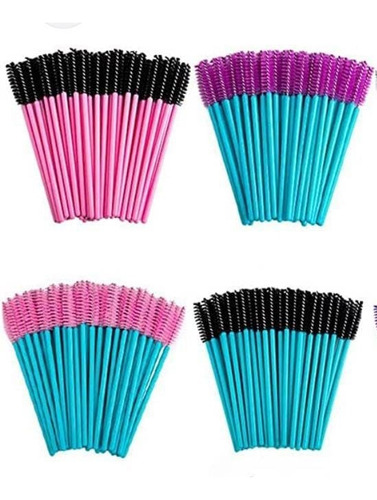 Espejo Lash+50cepillos+paquete 100 Microbrush Para Pestañas Diferentes Colores