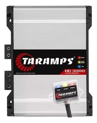 Modulo Taramps Hd 3000 2 Ohms Amplificador 3000w Hd3000 2ohm Potencia 3000 Som Automotivo