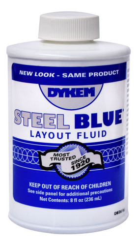 Azul De Prusia Liquido Con Brocha 236ml Dykem Americano 