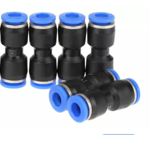 10pzs Unión Rápida Neumática 10mm