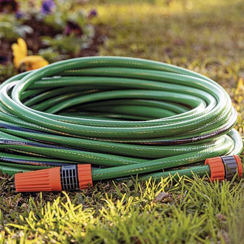 Mangueira Jardim 10 Metros Com Esguicho Tramontina Cor Verde-escuro