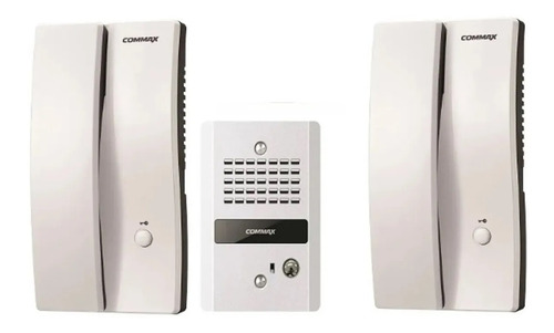 Kit Interfon Commax  2 Auricular 1 Frente Calle