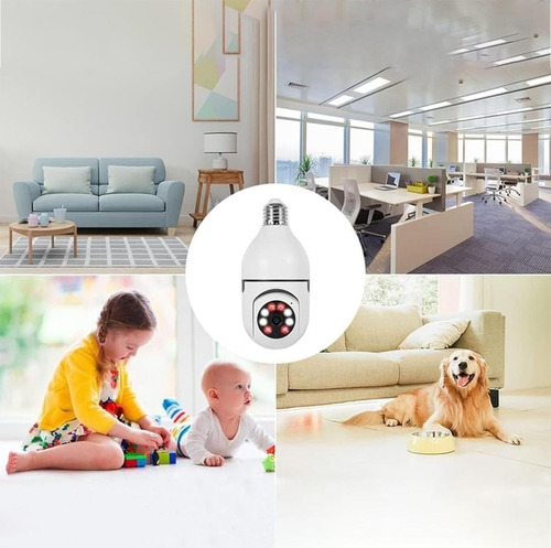 Camara Wifi 360 Full Hd Vision Nocturna Tipo Socket