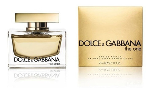Perfume Original The One De Dolce Gabbana Mujer 75ml