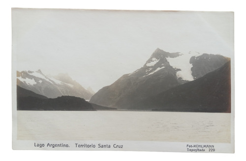 Santa Cruz Lago Argentino Postal F. Kohlmann 229