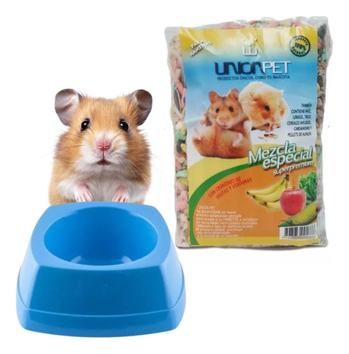 Comedero Hamster Jerbo Rata Laucha Nibble Small Involcable