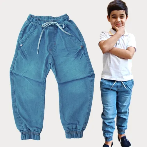 Calça brim infantil discount