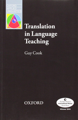 Libro: Translation In Language Teaching (oxford Applied Ling