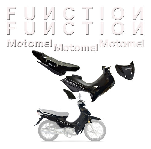 Kit Calcomanias Vinilo Para Moto Motomel Function 110