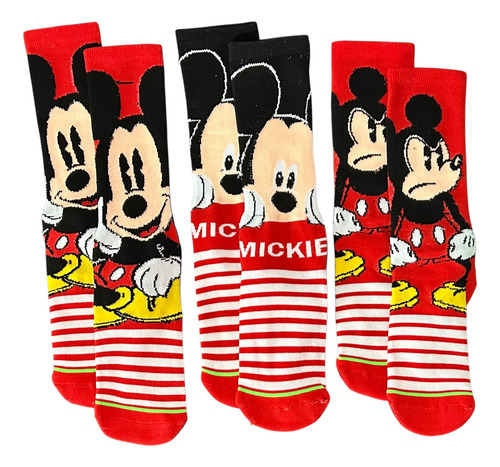 Calcetines Dibujos Animados Caricaturas Super Heroes 3 Pares