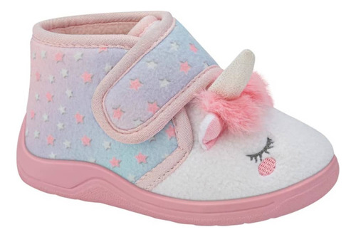 Pantufla Botita Peluche Bb