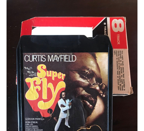 Cartucho 8 Track Cassette Curtis Mayfield Super Fly Ver Foto