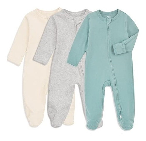 Ropa Para Bebé Paquete De 3 Pijamas Unisex Talla 9-12m