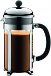 Cafetera Bodum Chambord French Press, 1 L, Cromada