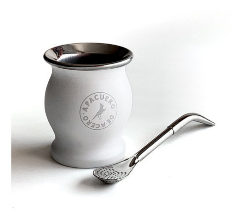 Imagen 2 de 7 de ¡apa De Acero! Mate Acero Inoxidable + Bombilla Pico De Loro