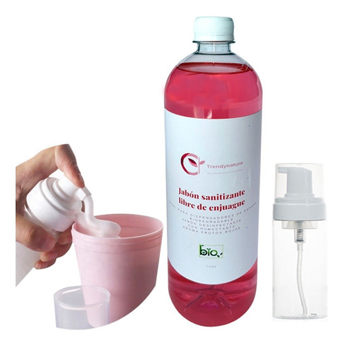 Jabón Espuma Antibacterial Sanitizante Sin Enjuague 100ml