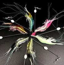 Comprar Señuelos De Pesca Camarón Fluorescentes.