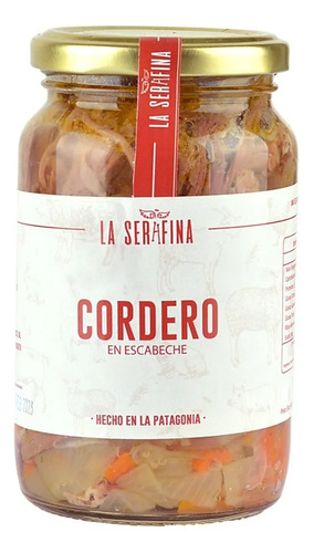 Cordero En Escabeche - 1un X 360g - La Serafina -