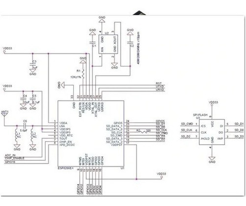 Imagen 2 de 5 de Modulo Wifi Esp8266 Esp-12f 2.4ghz Smd Soc