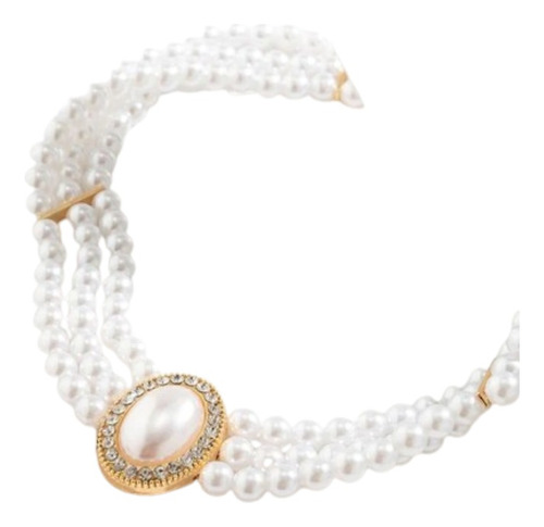 Collar De Mujer Con Perlas Y Plata Ley925