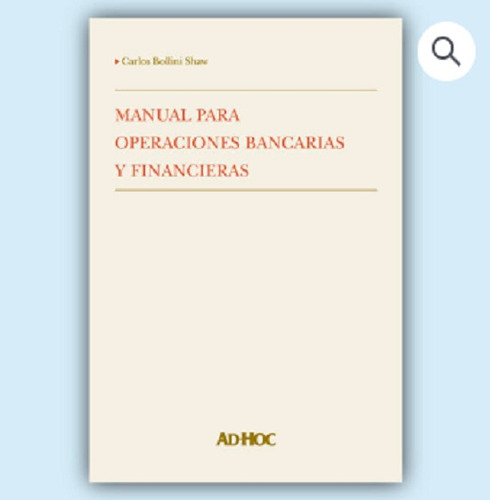Manual Para Operaciones Bancarias Y Financieras - Bollini S.