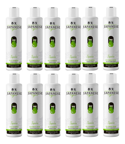 6 Definitiva Style Japinha 300ml Organica Liso 100% Todos