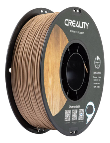 Filamento Impressora 3d Creality Pla Wood Madeira 1kg