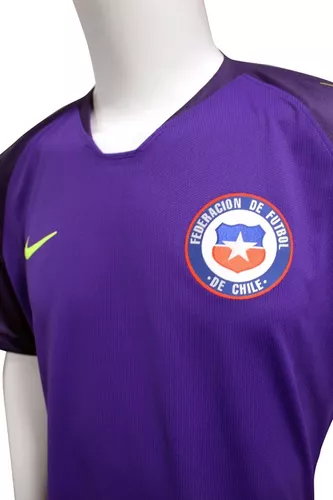 Camiseta Chile 2018/2019 Morado Profesional Nike