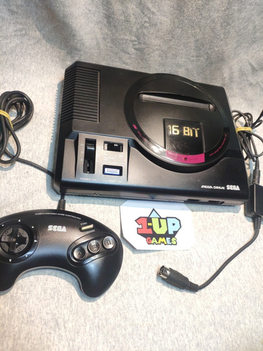 Mega Drive Japonês 1601-15. Um Controle (parece Paralelo) E 