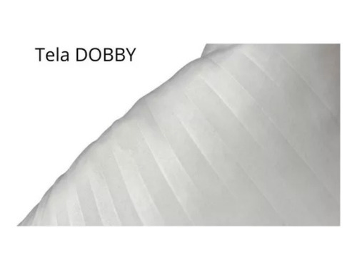 Almohada Cannon Doral Fibra Poliéster Siliconada 70x50 Dobby Color Blanco