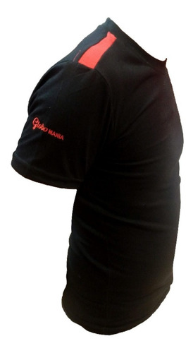 Imagen 2 de 5 de Remera C. A. Huracán De Algodón Negra Globomanía