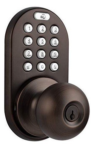 Cerradura De Puerta Sin Llave Milocks Dkk-02ob Con Entrada T