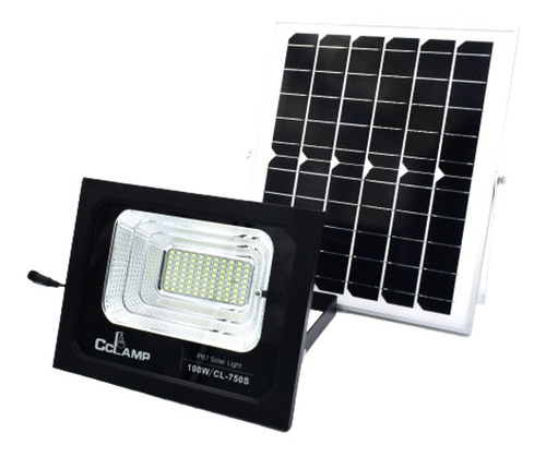 Reflector Solar Con Control 100w 88led Sensor De Luz 