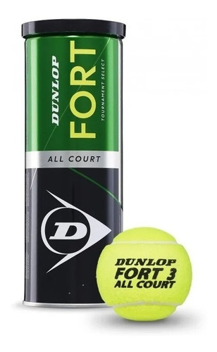 Tubo Pelotas Dunlop Fort X3 Balls Padel Tenis Squash Regalo