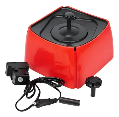 Fonte Bebedouro Gato Cães Pet 1,8L com Filtro; Cor Vermelho