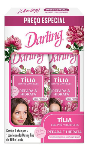 Shampoo + Condicionador Darling Tilia 350 Ml Cada